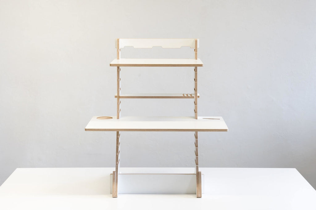 Modern wood adjustable standing desk