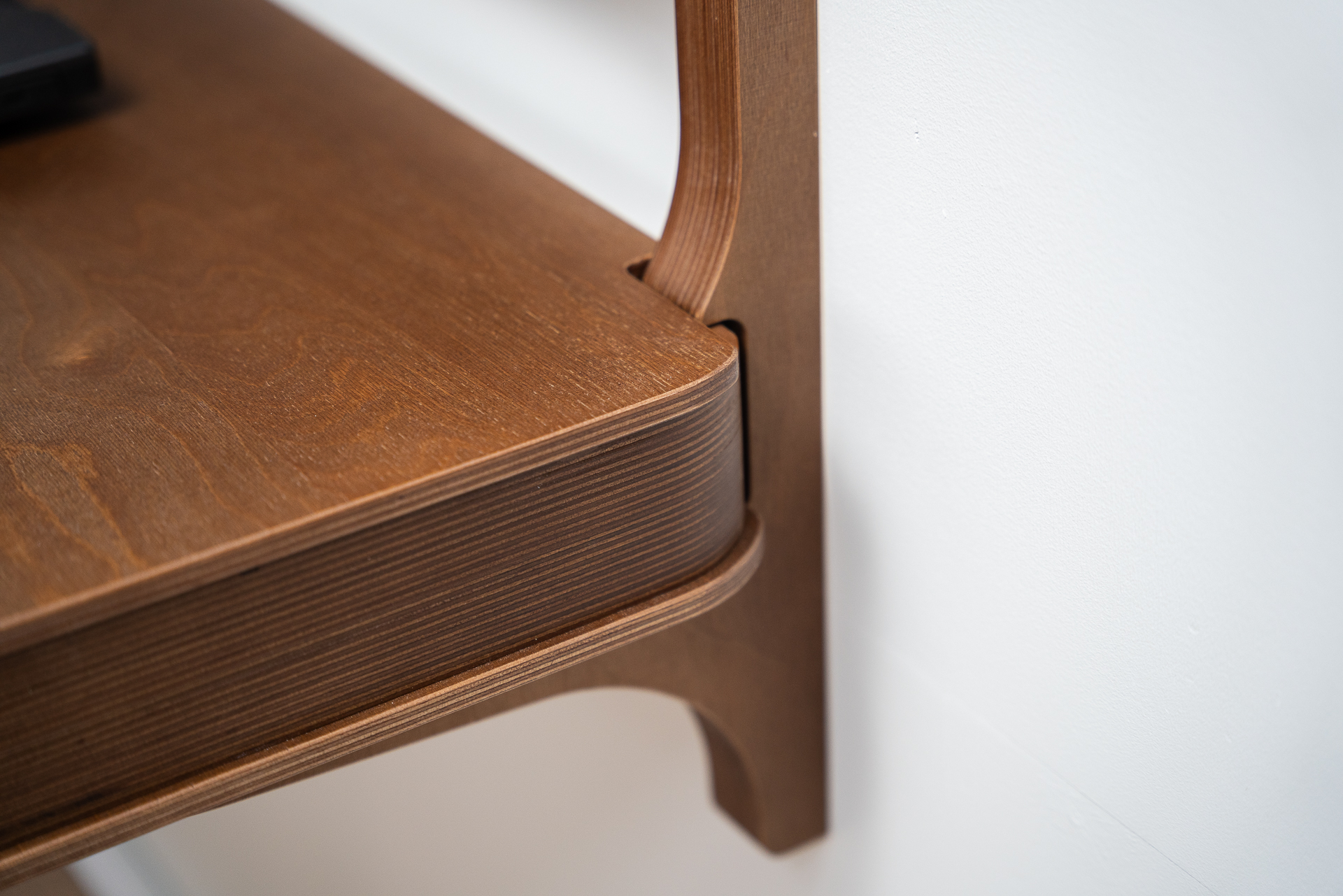 Floating desk with storage and shelves. - Image 6